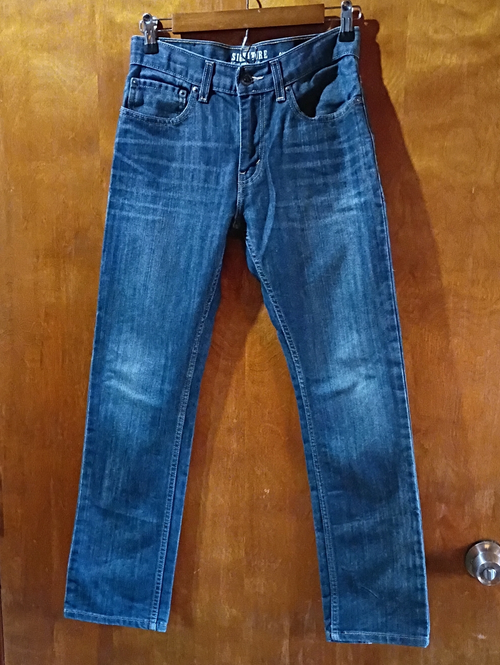Signature by Levi Strauss Slim Boys Jeans in Blue Wash 16 REG Western Cowboy